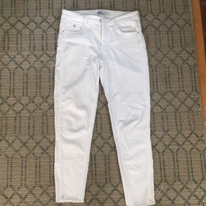 ZARA white pants size EUR 38 US 6